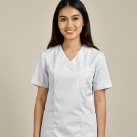 AR Medical Scrub MS – 001 / White